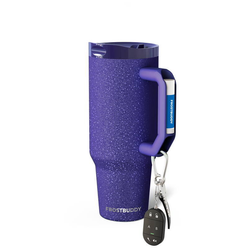 Thicc 40oz Purple Glitz